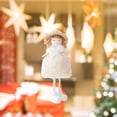 thumbnail image 4 of Muñeco colgante de Navidad, adorno colgante para de Navidad, colgante de Navidad portátil, decoración navideña para suministros de fiesta de año , Ángel Ángel de color, 4 of 8