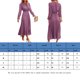 thumbnail image 3 of Vestido midi acampanado con estampado de puntos Color sólido Traje diario con cordones y cintura con cuello en V para mujer, 3 of 9