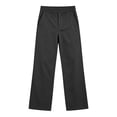 thumbnail image 7 of cfhntfmh Casual Pants for Boys Loose Fit Solid Color Elastic Waisted Straight Leg Pants with Pockets (Dark Gray,11-12 Years), 7 of 7