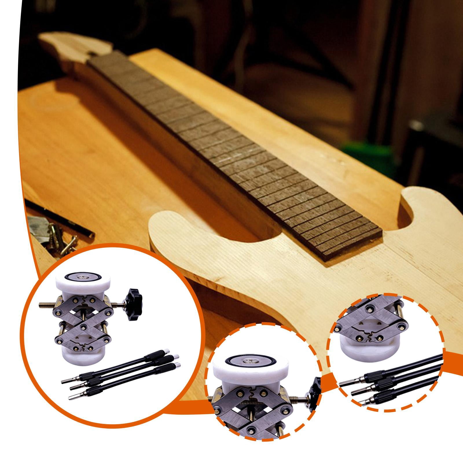Guitar Brace Repair Jack Telescoping Jack Luthier Tool Adjustable Metal Support for Guitar Maintenance
