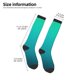 thumbnail image 2 of Balery Green Turquoise Teal Calcetines novedosos Calcetines deportivos Calcetines hasta la rodilla Calcetines de algodón Calcetines originales y geniales, 2 of 6