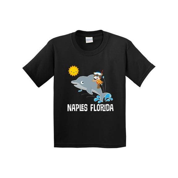 Inktastic Naples Florida Vacation Youth T-Shirt