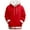 Red, variant on Fuzzy Trim Hoodies for Women 2025 Long Sleeve Casual Christmas Hooded Sweatshirt with Pockets Pullover Tops