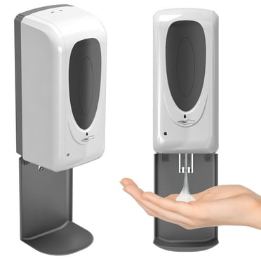 iTouchless Sensor Sanitizer Dispenser with Wall Mount, 1000 ml Capacity, Accommodates Gel, Liquid, Alcohol, for Enhanced Hygiene in Stores, Schools