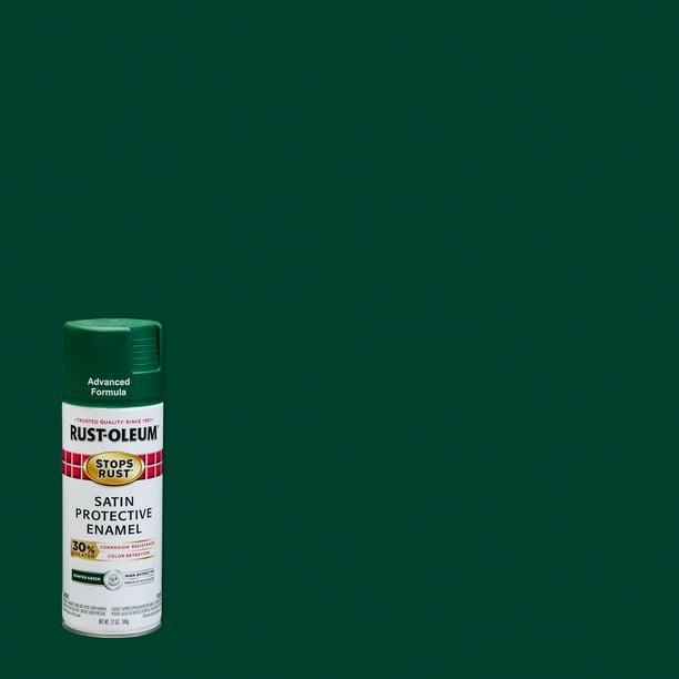 Rust-Oleum Stops Rust Advanced Satin Hunter Green Protective Enamel