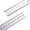 40cm, variant on Stainless Steel Ruler Math Drawing Ruler Geometry Drafting Ruler with Inches Centimeters Scale for Drawing Measuring