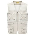 thumbnail image 2 of GAQLIVE Mens Summer Photography Tour Fishing Multi Pocket Vest Vest, 2 of 6