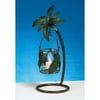 Metal Palm Tree Candle Holder