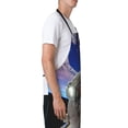 thumbnail image 3 of Lsque Astronaut in Outer Space Waterproof Apron Chef Aprons for Men Heavy Duty Chemical Work Apron Extra Long Grilling Aprons with Adjustable Bib Apron, 3 of 9