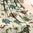 thumbnail image 3 of Beige Cartoon Dinosaurs Names Pattern Blanket,Comfortable Soft Flannel Throw Blanket,All Season,Warm Lightweight Blankets for Sofa Bed Couch Living Room Chair,30"x40", 3 of 4