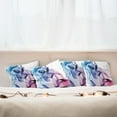 thumbnail image 7 of Ambesonne Abstract Throw Pillow Cover 4 Pack, Colorful Smoke Flow, 18", Fuchsia Blue, 7 of 7