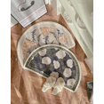 thumbnail image 2 of Alfombrilla semicircular de flores para puerta de baño, estilo Simple, antideslizante, moderna, para cocina, dormitorio, entrada Fivean unisex, 2 of 2