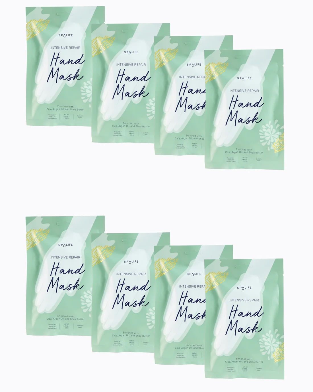 SpaLife Intensive Repair Moisturizing Hand Gloves with Cica, Argan Oil to Soothe Dry & Cracked