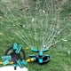 thumbnail image 1 of Aspersor automático giratorio de 360 grados con boquillas ajustables, sistema de riego de jardín para jardín, césped, plantas y parterres, 1 of 9