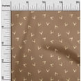 thumbnail image 2 of oneOone Cotton Jersey Brown Fabric Christmas Sewing Fabric By The Yard Printed Diy Clothing Sewing Supplies 58 Inch Wide, 2 of 5