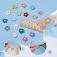 thumbnail image 3 of 96 Pcs 16 Colors Mini Flower Sew on Fabric Patches 15mm (0.59 inch) Embroidery Sewing Appliques, 3 of 5