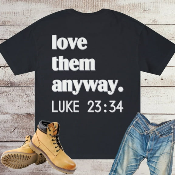 Unisex Cotton Tee, Bible Verse Shirt, Regular Fit, Short Sleeve Men's T-Shirt