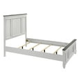 thumbnail image 4 of Roundhill Clelane Weathered White and Gray Finished 6-Piece Bedroom Set, Shiplap Panel Queen, 4 of 16