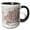 Black/White, variant on 3drose, Place Du General De Gaulle, Old Town, Lille, France, 11oz Two-tone Black Mug