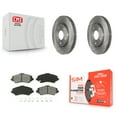 thumbnail image 1 of Transit Auto Front Disc Brake Rotors and Semi-Metallic Pads Kit for Car Dodge Grand Caravan Journey Chrysler Town & Country Ram C/V Volkswagen Routan K8S-100233, 1 of 11