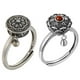 thumbnail image 3 of 2 anillos giratorios budistas tibetanos con rueda de oración OM, anillo Mantra de loto de latón, anillos de dedo de la suerte Ropa, zapatos y accesorios Miscelánea Anillo retro de plata antigua, 3 of 6