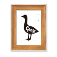 thumbnail image 1 of Goose Black And White Animal Desktop Wooden Photo Frame Display Picture Art Painting Multiple Sets, 1 of 3