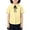 08#Yellow, variant on Girls School Uniform Shirts Short Sleeve Peter Pan Collar Blouse Cute Bow Tie Button Down Top for Kids Toddler Dress Shirt 3-12Y Cyan 120