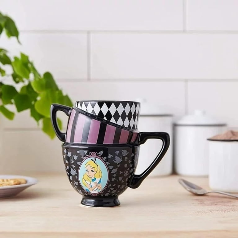 Silver Buffalo Alice in Wonderland Ceramic Coffee Mug, 20 oz, 3D Sculpted  Teacup Design - Walmart.com