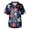 Dark Blue, variant on 4th Of July Scrubs Top for Men Loose Fit Patriotic V-Neck Short Sleeve Graphic Printed Tops 2026 Summer Comfort Stretchy Nurse Scrubs with Pockets White XXXL