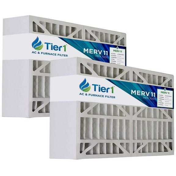 Tier1 Replacement for 16x28x6 Merv 11 Aprilaire Models 2400 Air Filter 2 Pack