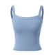 thumbnail image 4 of Camiseta elástica para mujer: sin mangas, tejido suave y transpirable, camiseta informal para combinar con otras prendas o hacer ejercicio. Tallas S/XL., 4 of 7