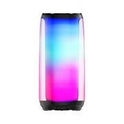 Waloo Wireless Portable Bluetooth Speaker with 360 Degrees LED Lights, Powerful Sound and Deep Bass 2 LB.