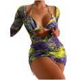 thumbnail image 1 of Moda mujer sexy impreso cordón traje de baño bikini split traje de baño OAVQHLG554B Store  llm121212, 1 of 6