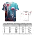 thumbnail image 2 of Jellyfish Ocean Style Women's T-Shirt Short Sleeve T Shirts Tops Tee Ladies Loose T, 2 of 6
