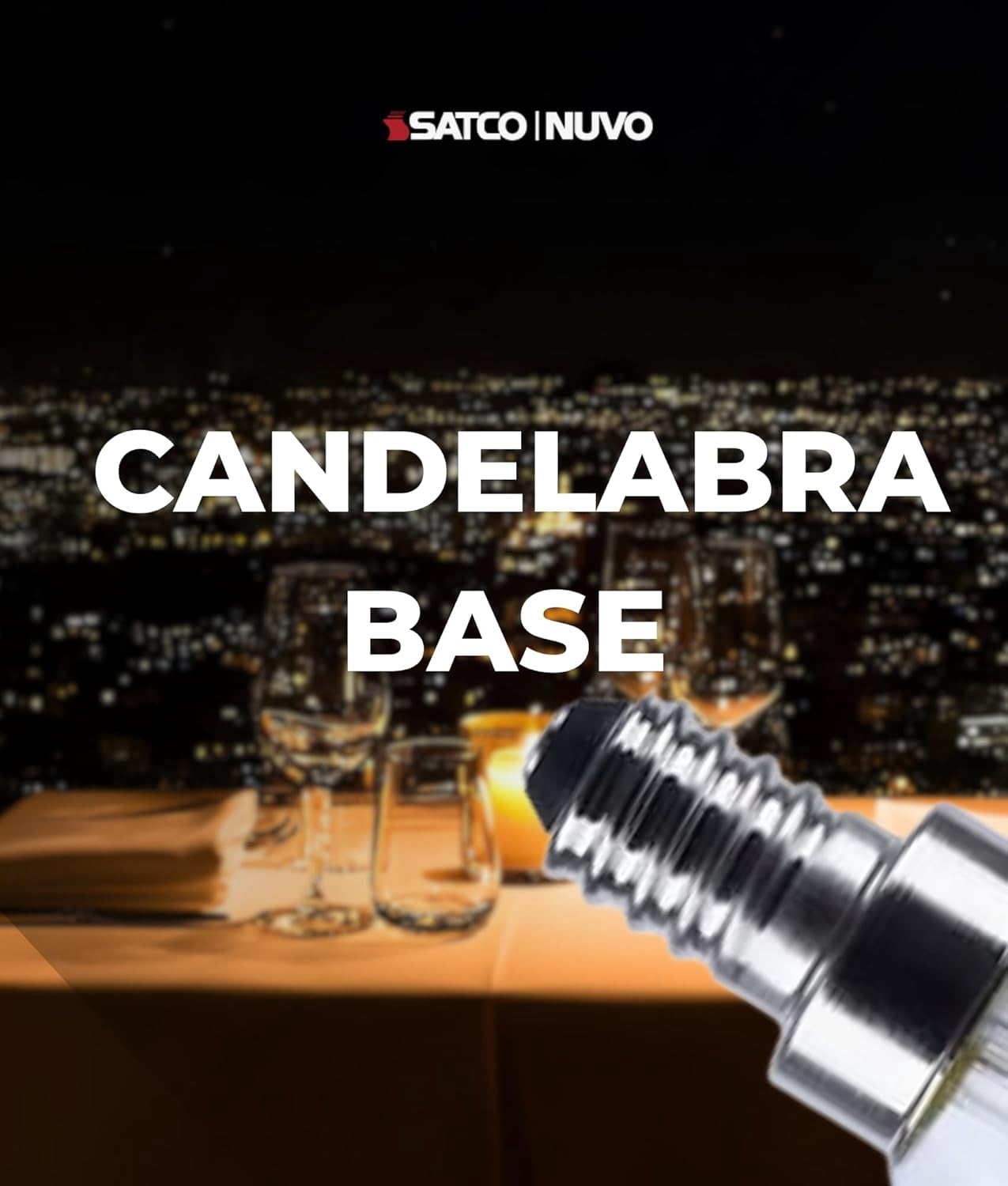 Satco S12158 LED B11 Light Bulbs 4.5W 120V 3000K Frosted Finish E12 Candelabra Base Dimmable WET Location (6 Pack)