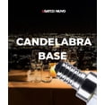 thumbnail image 4 of Satco S12157 LED B11 Light Bulbs 4.5W 120V 3000K E12 Candelabra Base Dimmable WET Location (6 Pack), 4 of 14