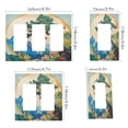 thumbnail image 2 of Yayeee Rocker Switch Wall Plate 2-Gang 4.7"x4.6" Home Decorative Outlet Cover, Large Pine Tree, 2 of 6