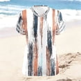 thumbnail image 5 of Mceream Plus Size T Shirts for Women Short Sleeve V Neck Raglan Tunic Tops Casual Floral Print Summer Tshirts Oversized Loose Fit Tees Spring Fashion Clothes Vacation Outfits Blouses White M, 5 of 6