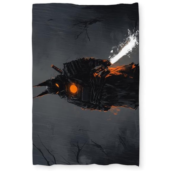 MWW C1DCTXLW9FMZPX Blazing Orange Twin Size Extra Long Duvet Cover - Vibrant Home Decor Accent