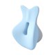 thumbnail image 2 of Almohada de espuma viscoelástica para la espalda con soporte para el cuello para conducir y dormir Azul, 2 of 9