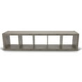 Better Homes & Gardens 5Cube Vertical Storage Organizer, Rustic Gray