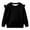 Black, variant on Uorisanigo Toddler Girl Black Sweatshirt Crewneck Long Sleeve Shirts Tops 1-2T Kids Oversized Sweatshirts Ruffle Shoulder Pullover Hoodies Tops Fall Winter Spring Clothes