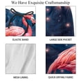 thumbnail image 4 of luoweisi Men's Beach Shorts Quick Dry Swim Trunks with Mesh Lining Flamingo XL, 4 of 5
