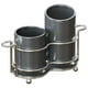 thumbnail image 2 of pstuiky Soporte para utensilios de cocina escurridor de cuchillos y cucharas organizador higiénico de cubiertos de acero inoxidable., 2 of 6