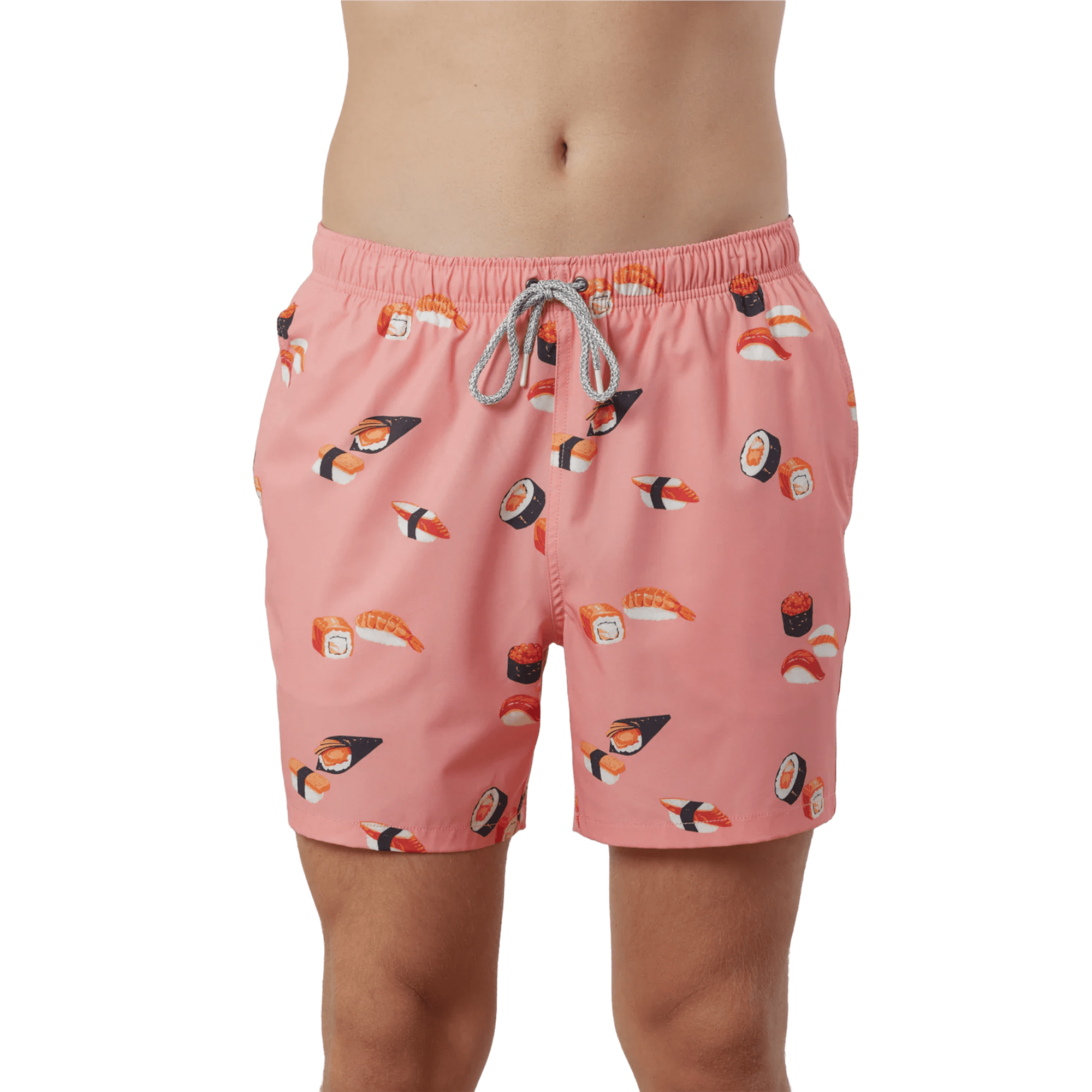 RAINFOREST Rock And Roll Print Swim Trunk (Sushi, Large)