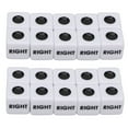 thumbnail image 2 of Board Game , Games Accessory 20Pcs Plastic Left Right Center  Game Set  for Board Game, 2 of 8