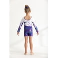 thumbnail image 5 of Valcatch Kid Girl Gymnastics Leotards Set Sparkly Dance Biketards with Shorts Ballet Outfit for 5-12 Years, 5 of 9