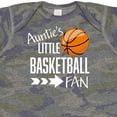 thumbnail image 4 of Inktastic Auntie's Little Basketball Fan Boys or Girls Baby Bodysuit, 4 of 5