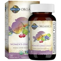 Garden of Life Mykind Organics Women's Once Daily Multivitamin Vegan Tablets, 30 Ct