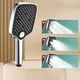 thumbnail image 4 of Cabezal de ducha de mano de alta presión con boquilla de ahorro de agua | Cabezal de ducha de masaje con 3 modos para bajo caudal | Ducha de mano ajustable para baño, hogar y gimnasio, 4 of 4